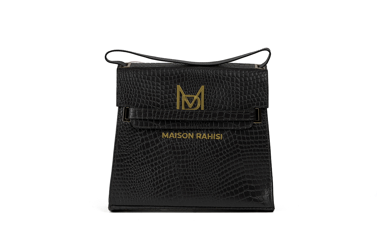 Maison Rahisi Cosmos Black Handbag