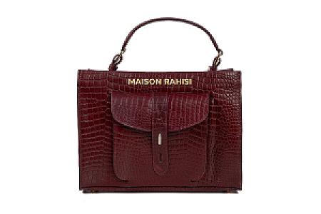 Maison Rahisi Carolina Maroon Satchel