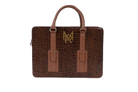 Maison Rahisi Bergamot Leopard Print Laptop Bag
