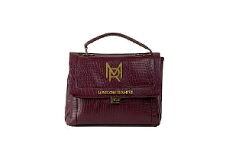 Maison Rahisi Laurel Maroon Handbag